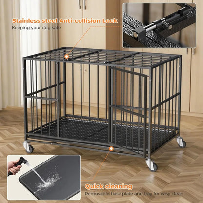 48 Inch Heavy Duty Dog Crate Steel