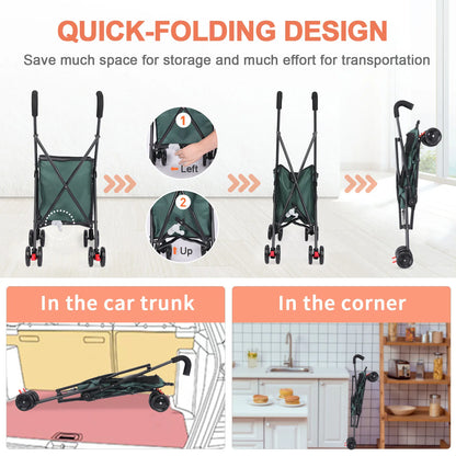 4 Wheels Dog Stroller