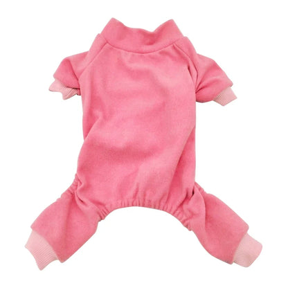 Winter Fleece Dog Pajamas
