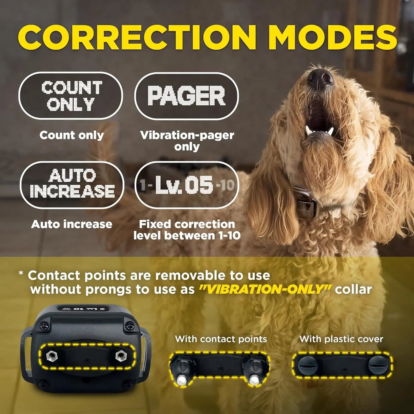 Smart NOBARK Detects Whining and Barking Collar