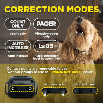 Smart NOBARK Detects Whining and Barking Collar