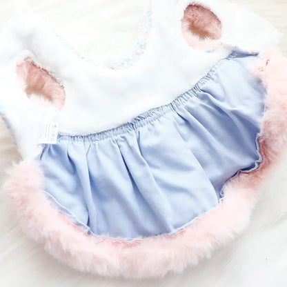 Autumn Winter Dog Cat Princess Dress
