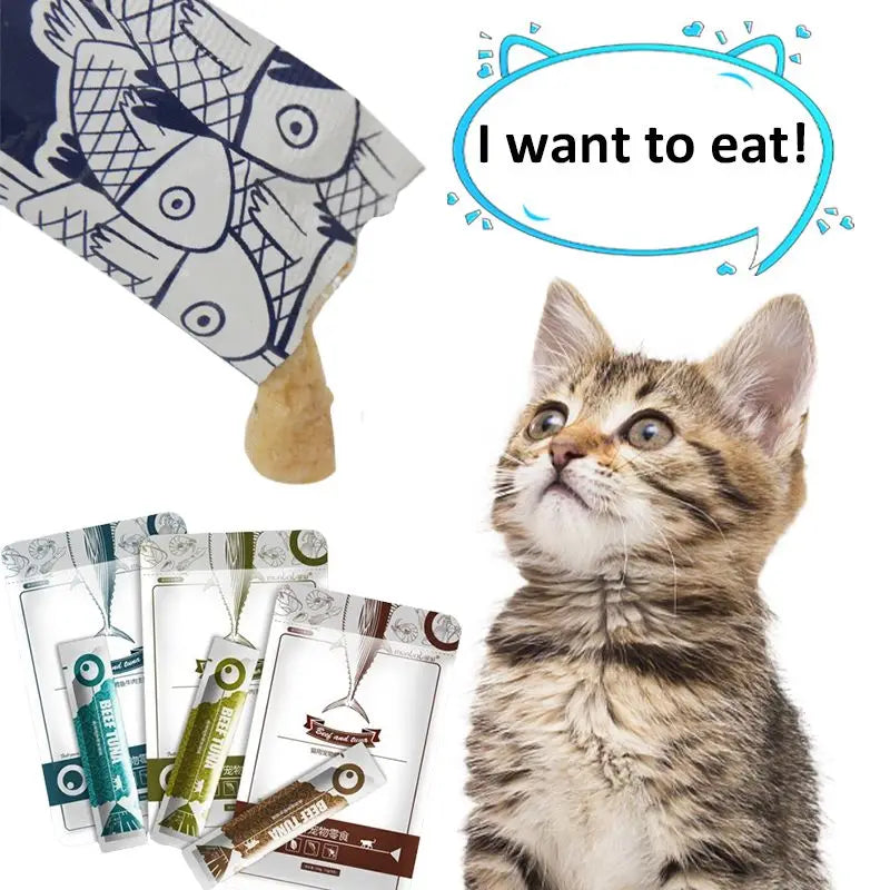 Cat Strips Cod Tuna Beef 8 pcs