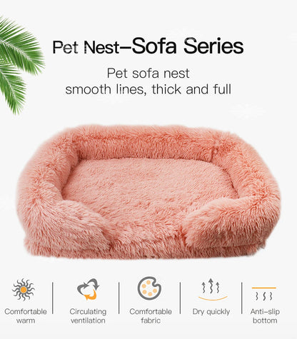 Thickened orthopedic dog bed for large dogs