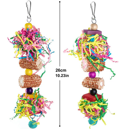 Assorted Hanging Cage Bird Chewing Rack Toys