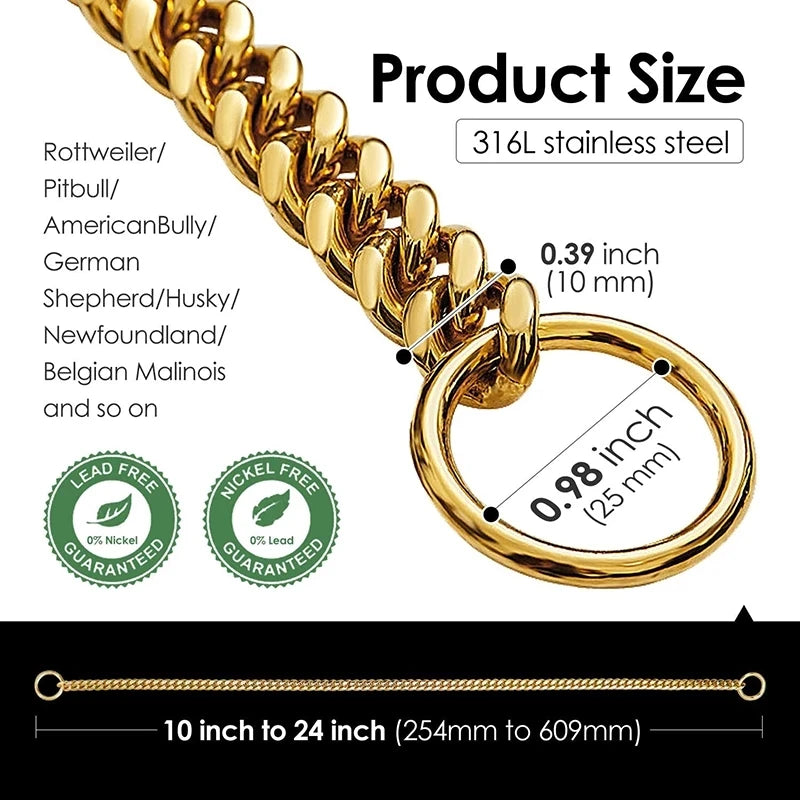 Stainless Chain Collar