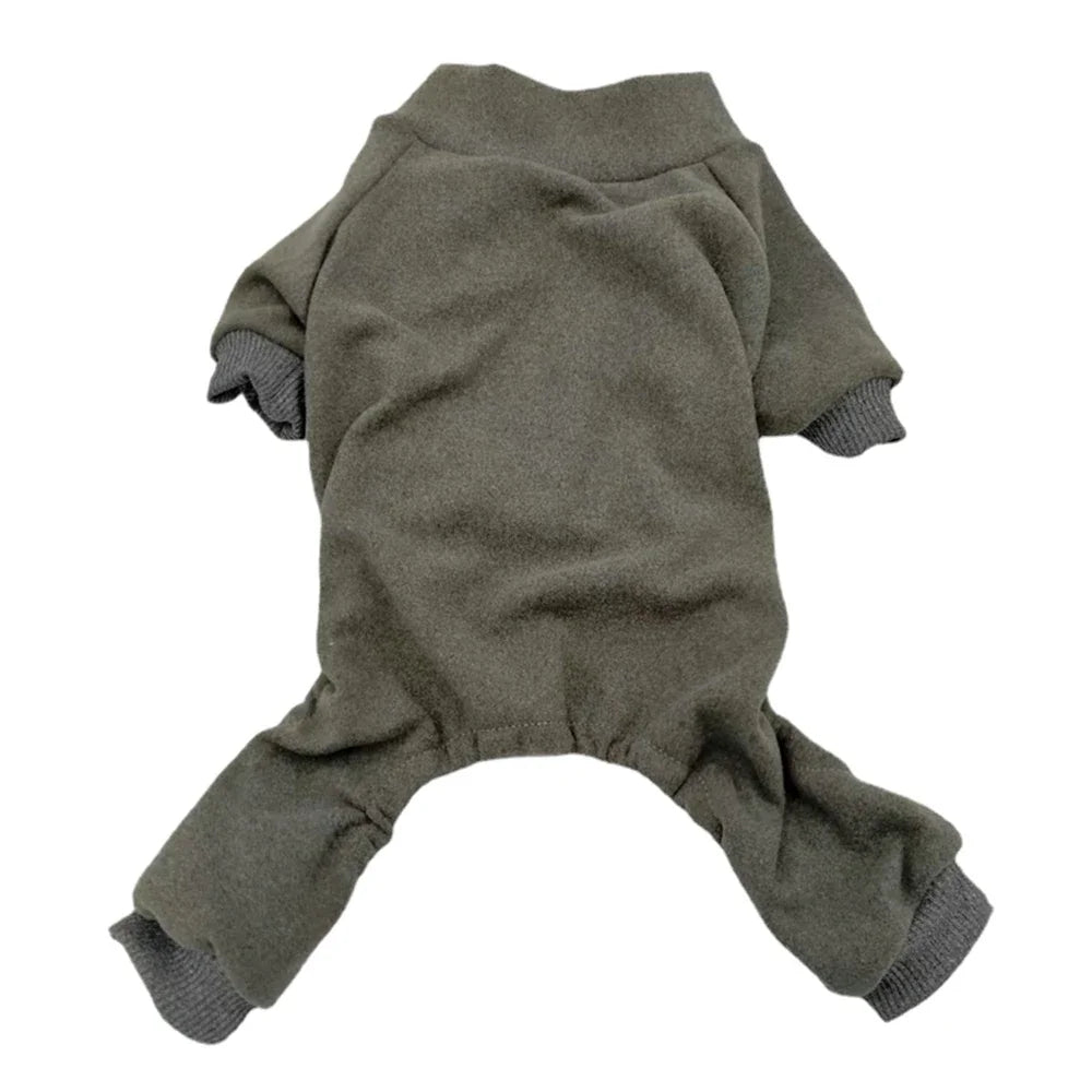 Winter Fleece Dog Pajamas