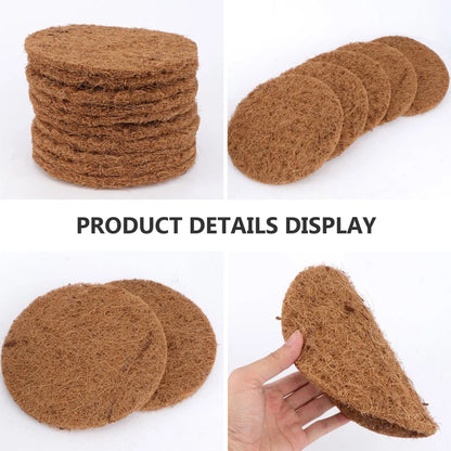 10pc Round Bird Cage Nesting Mats