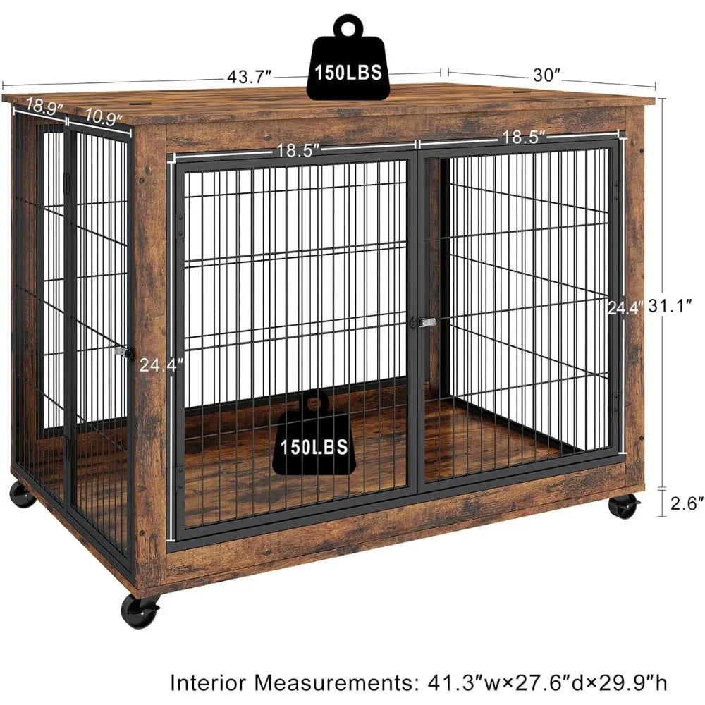 Wooden Dog Crate Furniture
