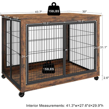 Wooden Dog Crate Furniture