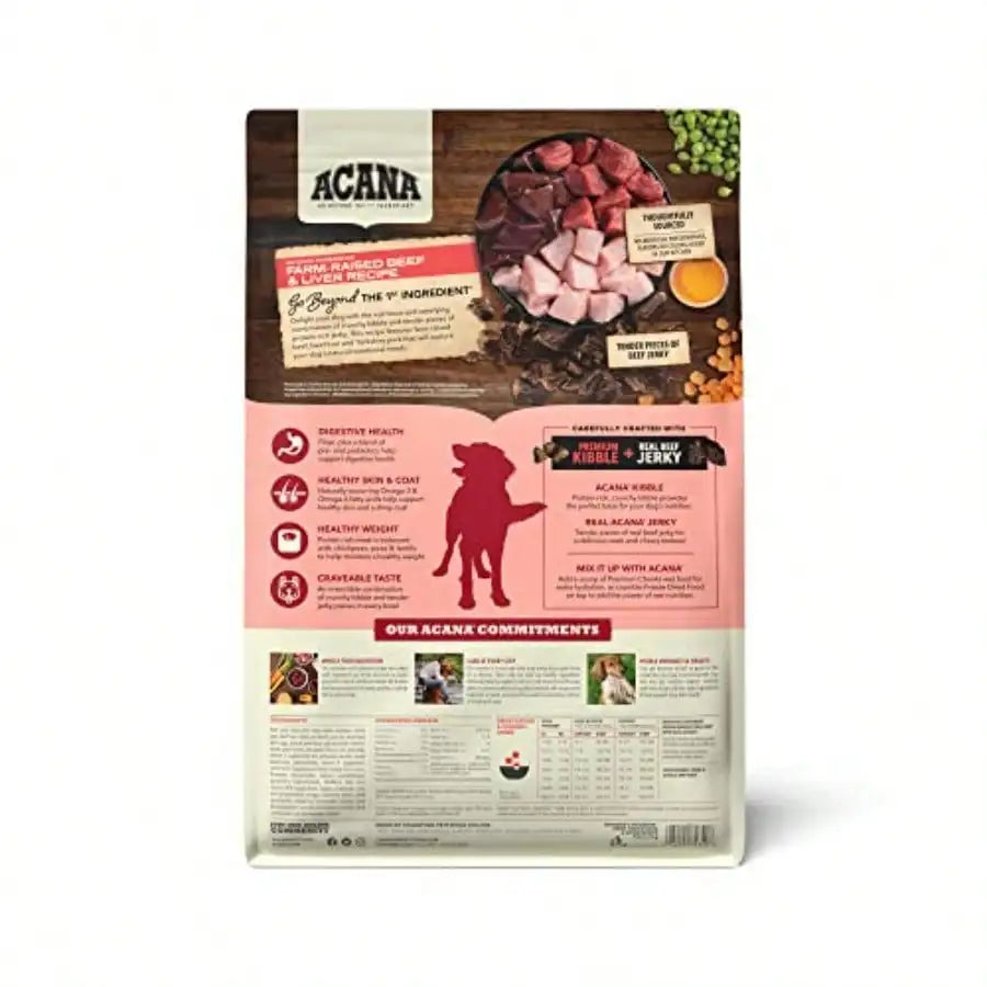 Dry Dog Food Farm Raised Beef Liver