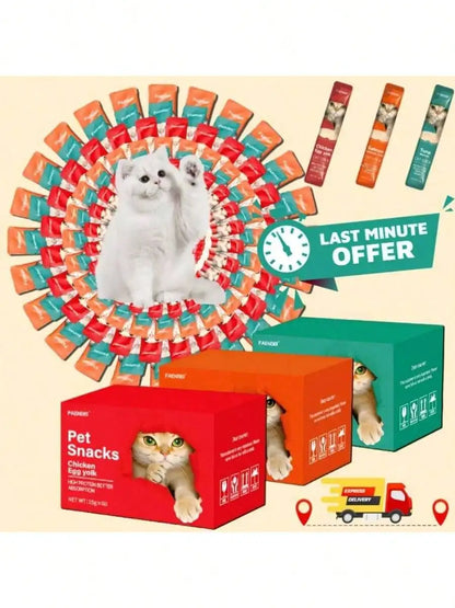 Pet Snacks, Assorted Lickable & Squeezable Cat Treats