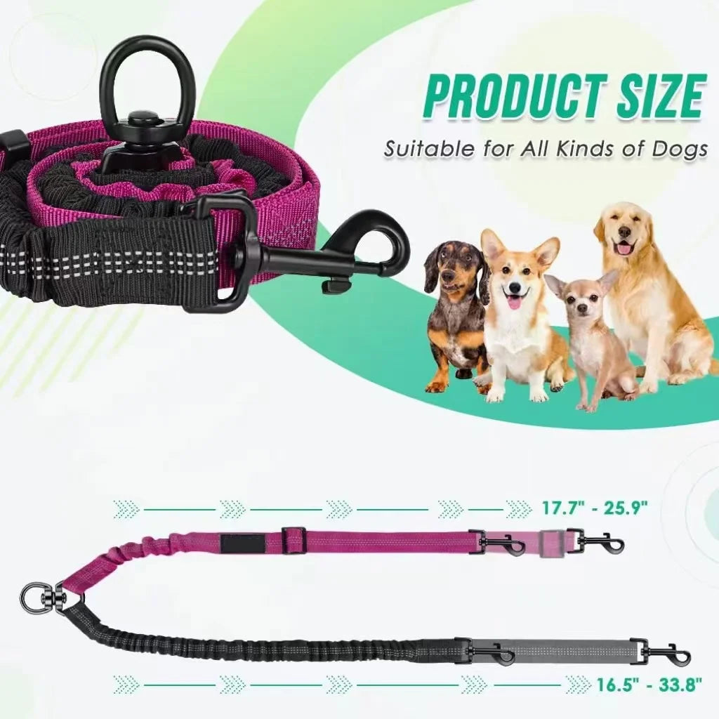 1.6ft Long Dual Dog Leash Attachment