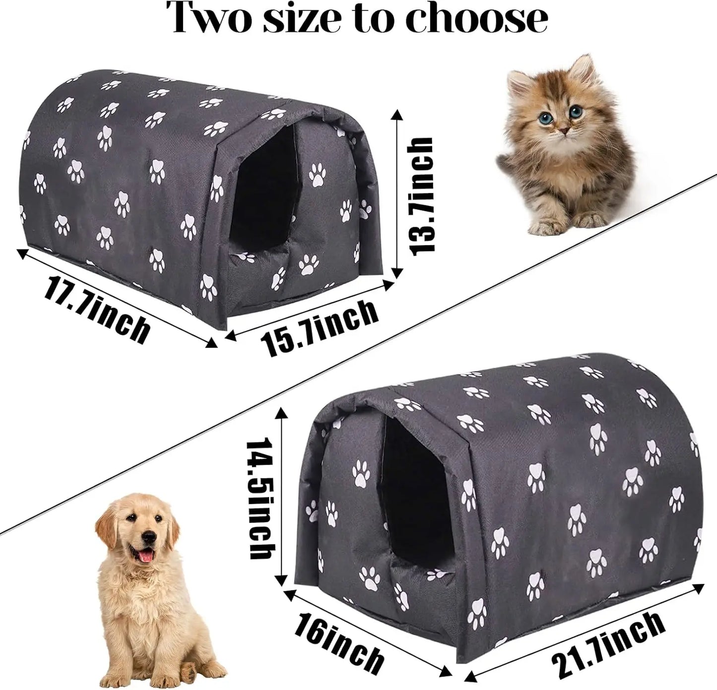 Warm Pet Shelter For Winter Stray Pets