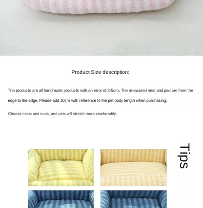 Small Dog Sleeping Mat Cushion Winter Bed