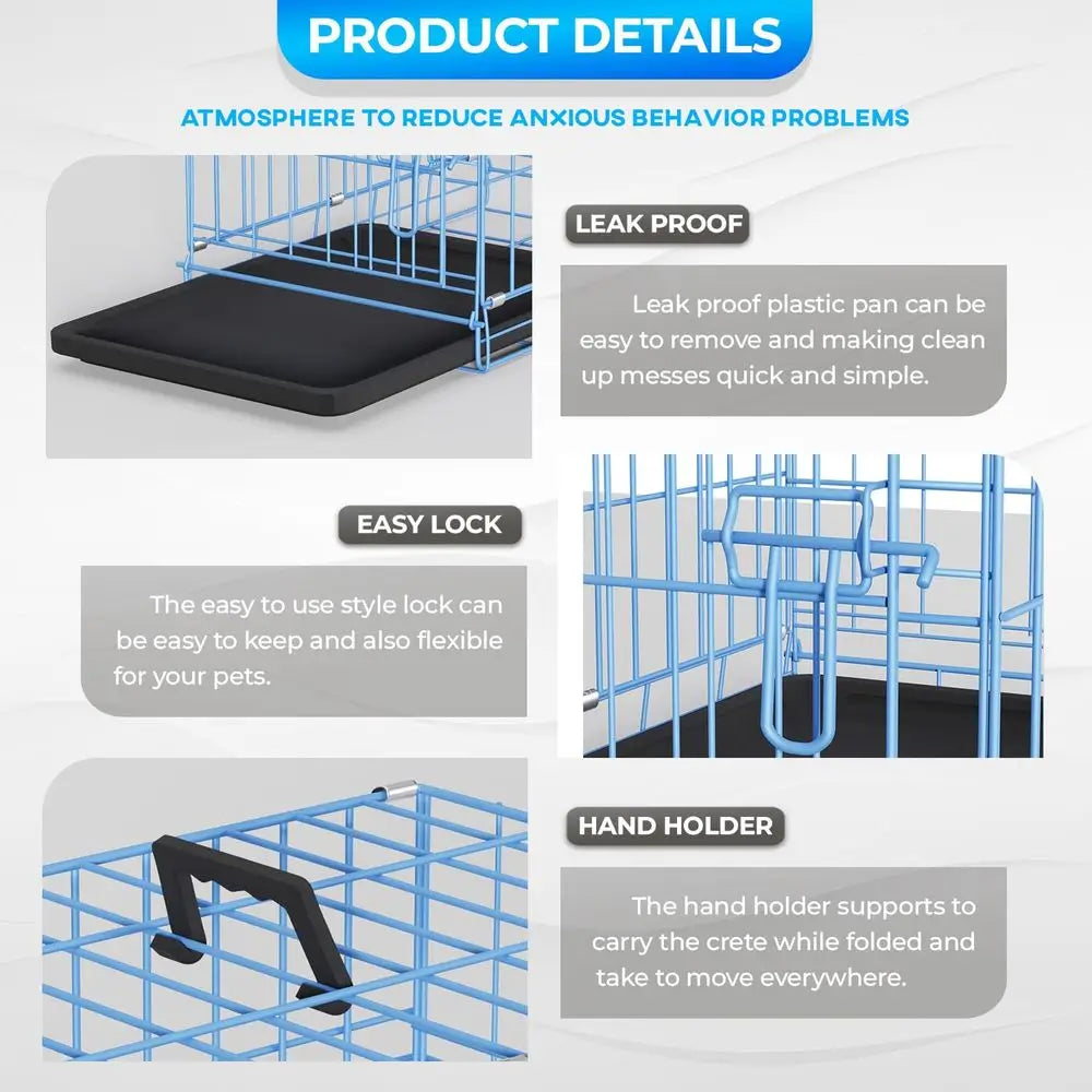 Folding Metal Wire Pet Cage