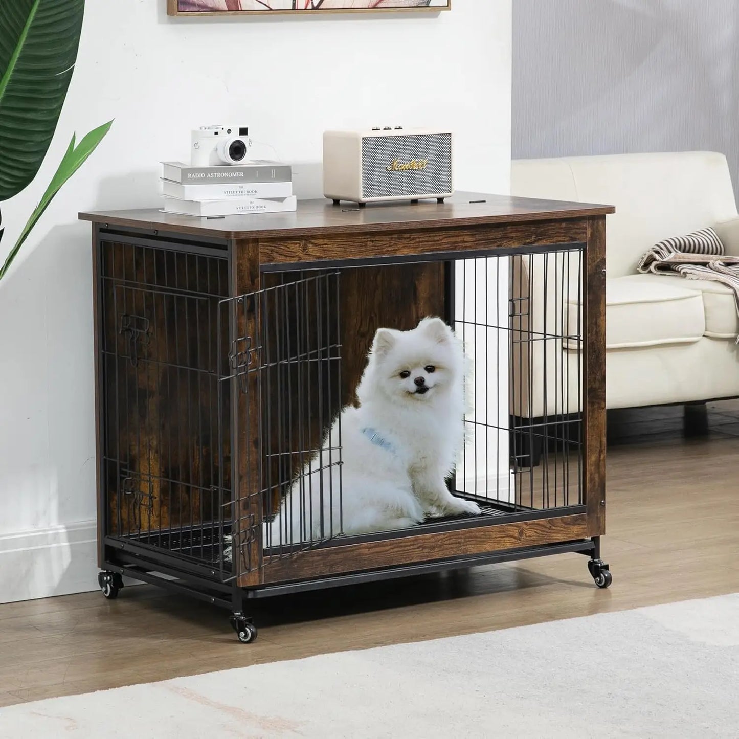 Rustic Dog Crate Furniture