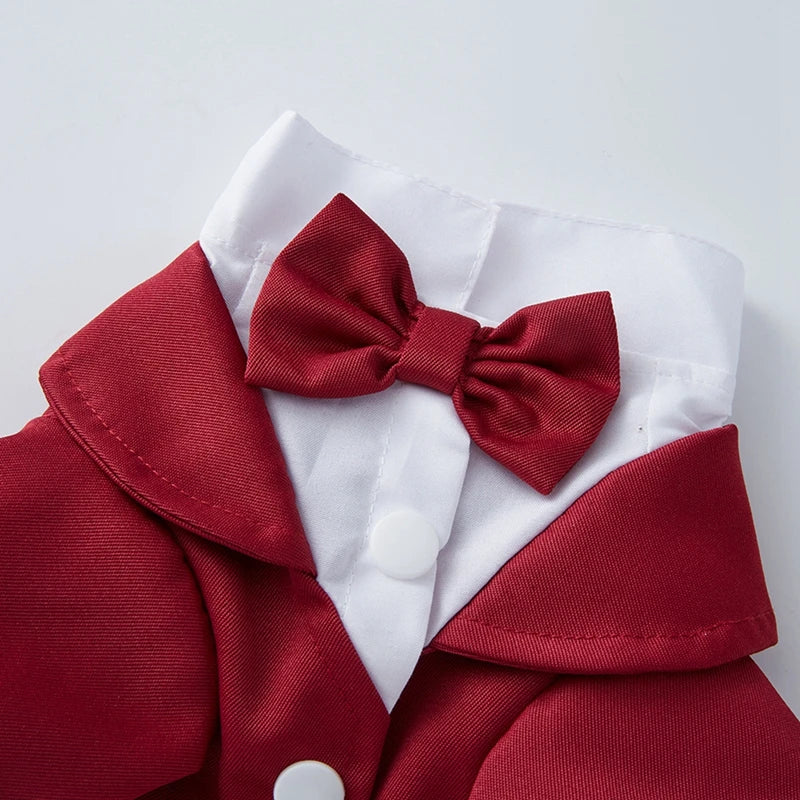 Pet Dog Tuxedo Formal Pet Wedding Party Suit