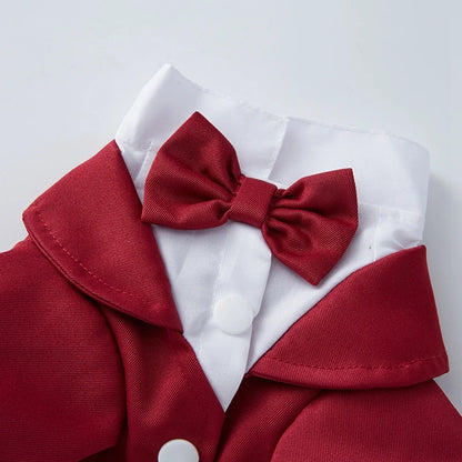 Pet Dog Tuxedo Formal Pet Wedding Party Suit