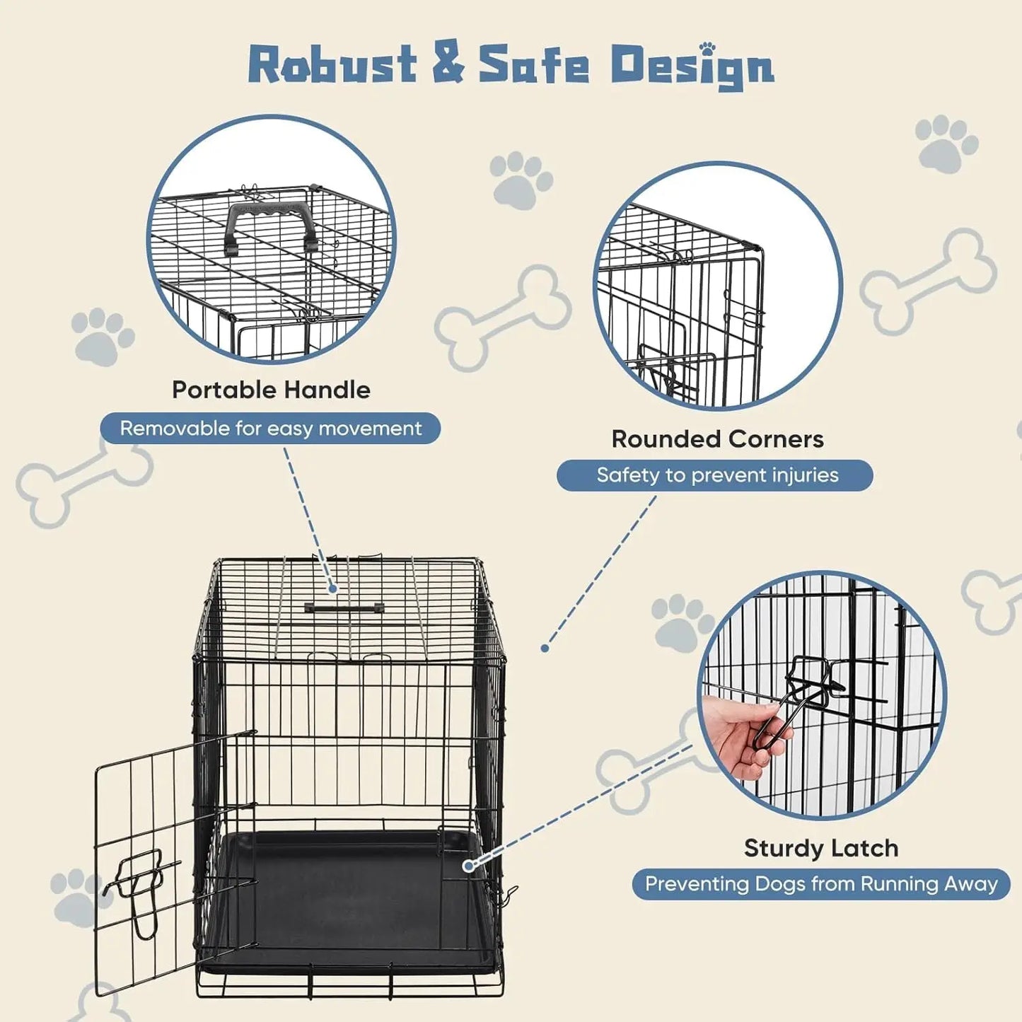 Small Single Door Dog Cage