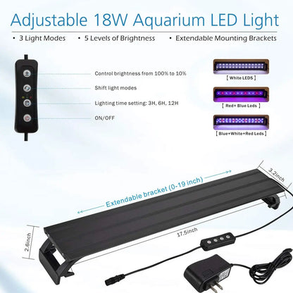 8 Gallon LED Glass Aquarium Kit