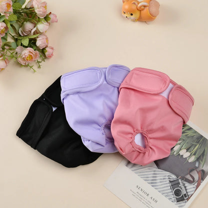 3Pcs Reusable Female Dog Diapers Washable