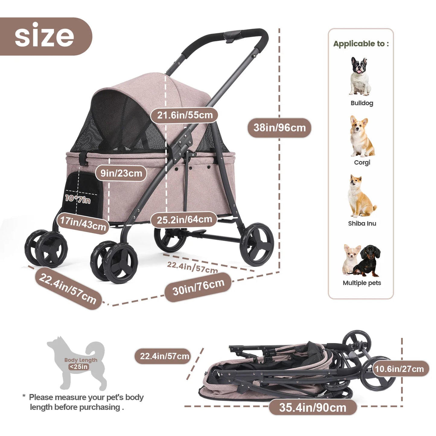 Portable Dog Buggy
