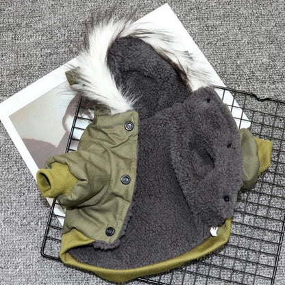Pet Dog Jacket With Harness
