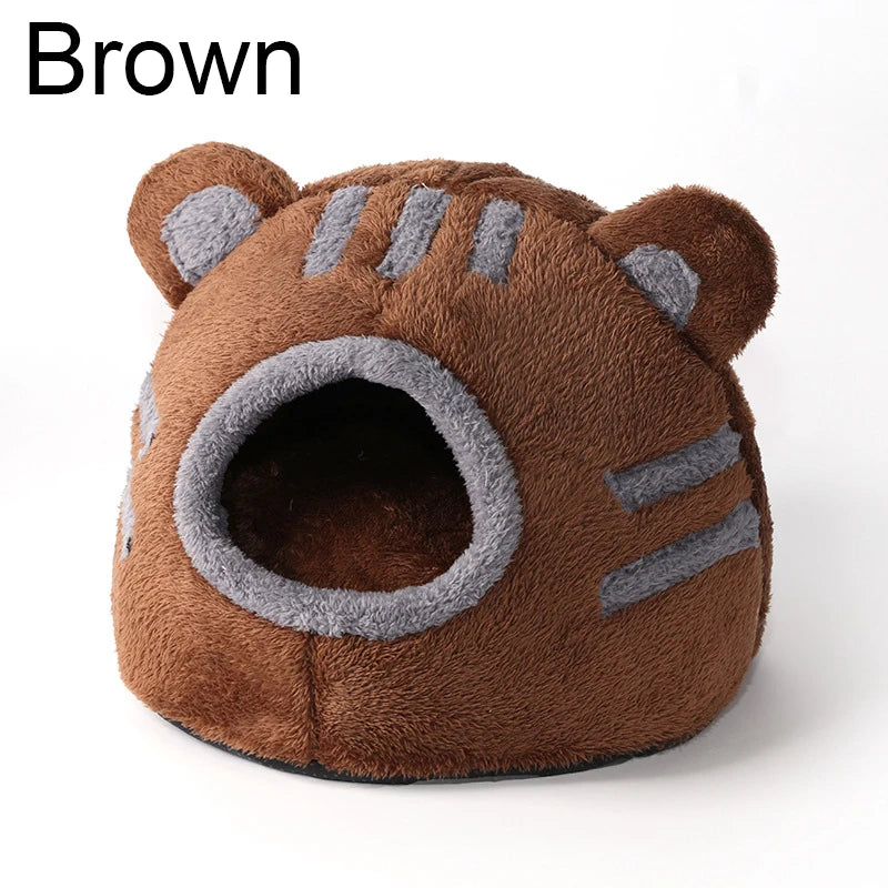 Cute Bear Head Shape Cave for Cats House