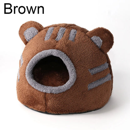 Cute Bear Head Shape Cave for Cats House
