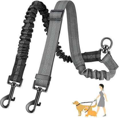 1.6ft Long Dual Dog Leash Attachment