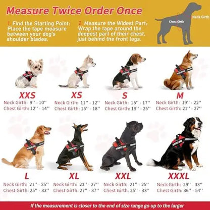 Service Dog Vest & ID Cards Set for ADA Compliance