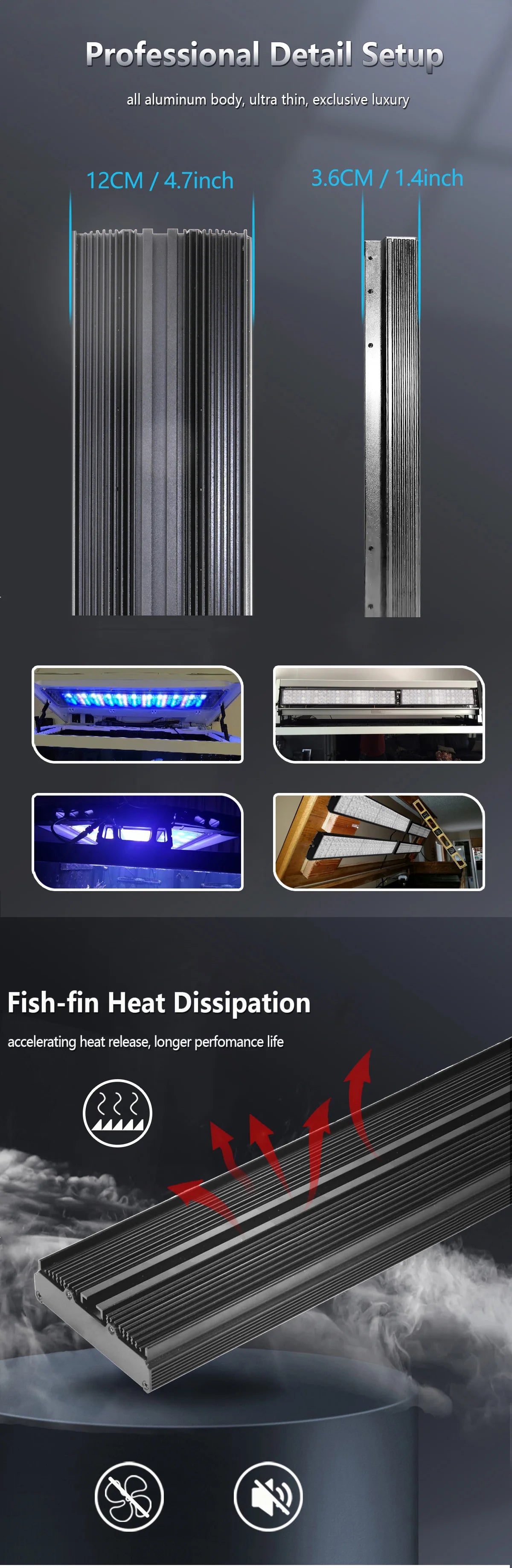 WiFi Dimmable LED Aquarium Light