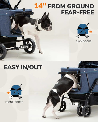 Large Dog Stroller for 2 Pets
