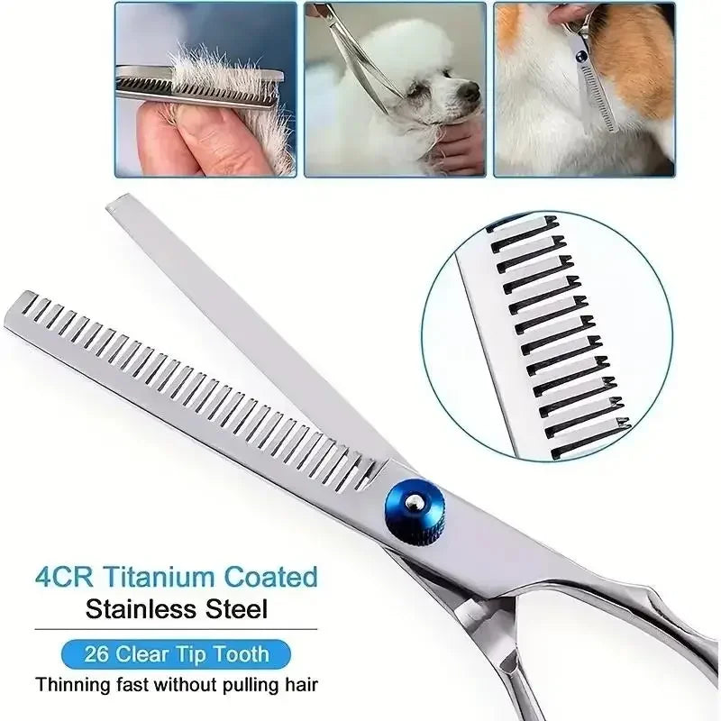 Ambidextrous Pet Safe Dog Grooming Shears