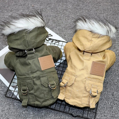 Pet Dog Jacket With Harness