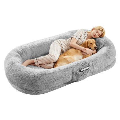 Orthopedic Faux Fur  Oversized Dog Bed