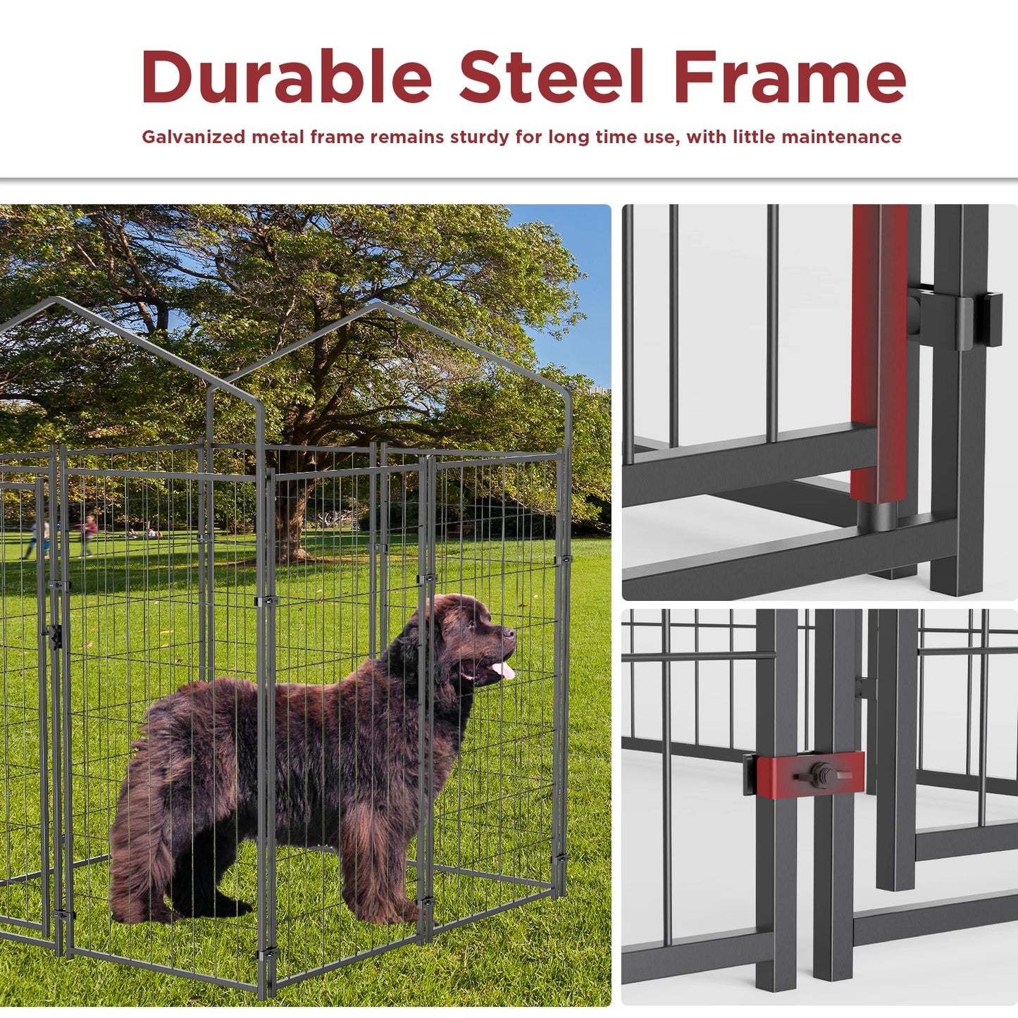 Oversized Large Dog Kennel  Metal Welded Wire