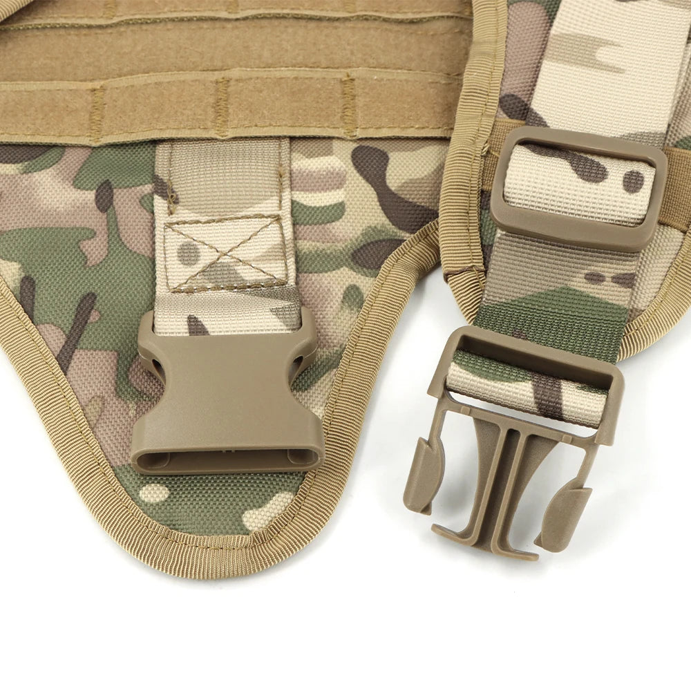 Tactical Dog Harness Leash Set
