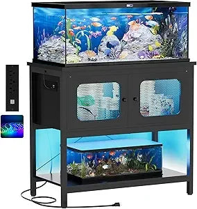 40-50 Gallon Fish Tank with Cabinet Accessories Storage