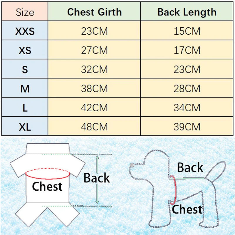 Cartoon Fleece Pet Clothes