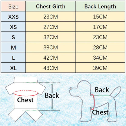 Cartoon Fleece Pet Clothes