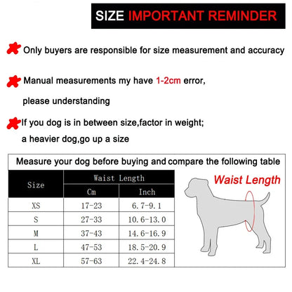 3 Pack Washable Male Dog Diapers