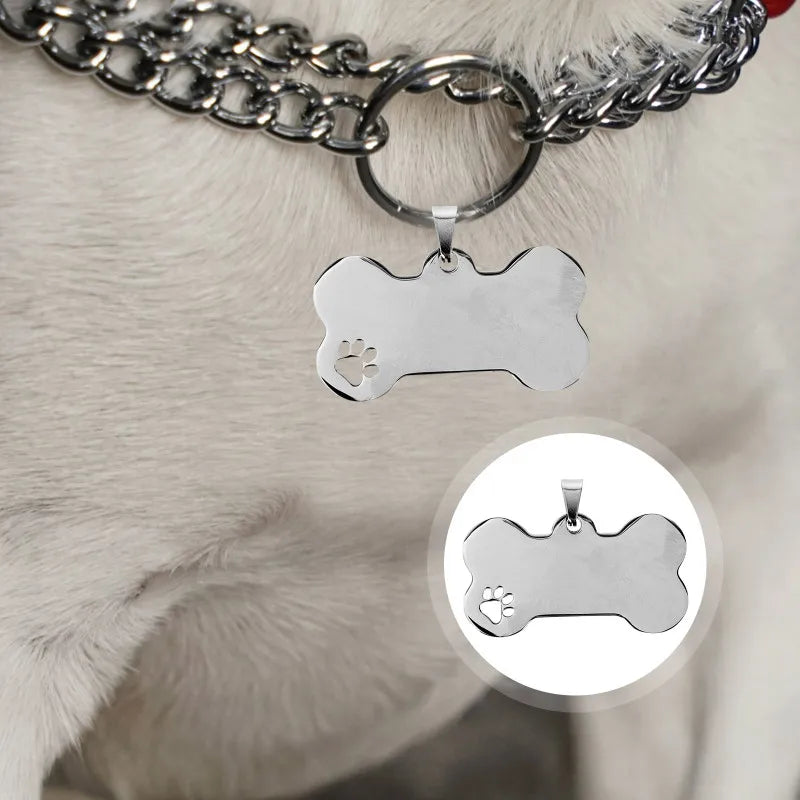 10 Pcs Stainless Steel Dog Tags