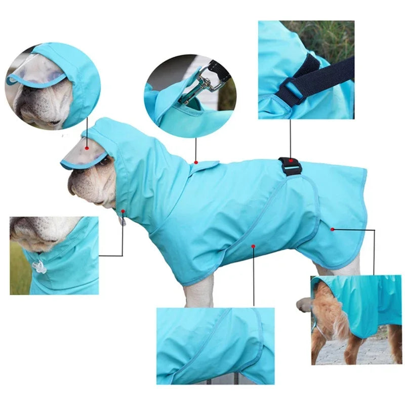 Rainy Season Raincoat Waterproof Pet Clothes