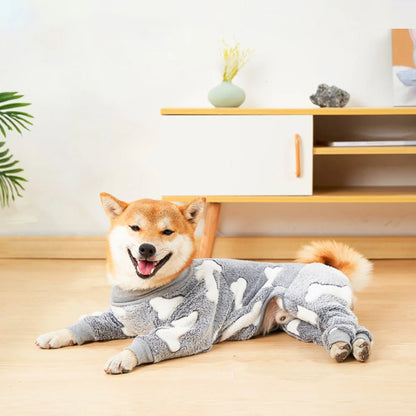 Onesie Pet Pjs Full Body Cover Dog Jumpsuit Clothing