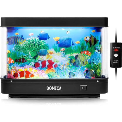 Fake Fish Tank with Moving Fish