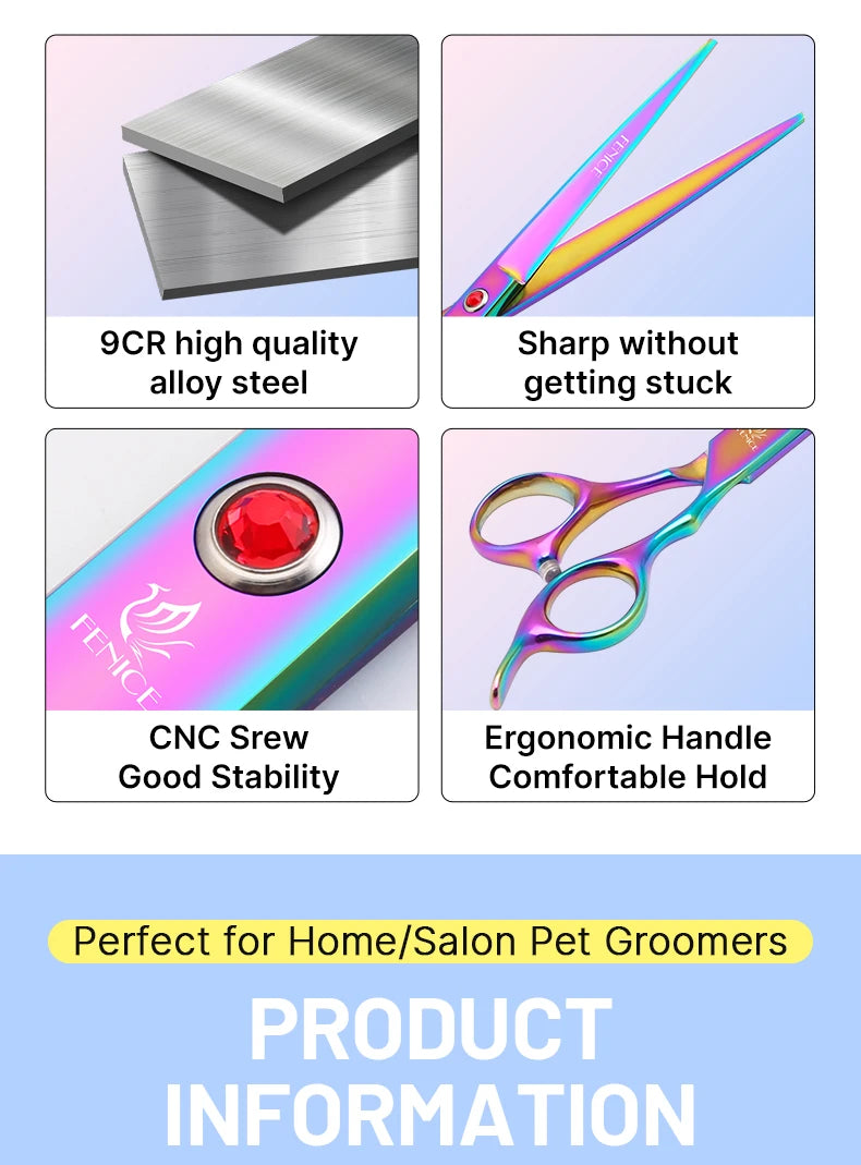 Dog Grooming Scissors Shears Set