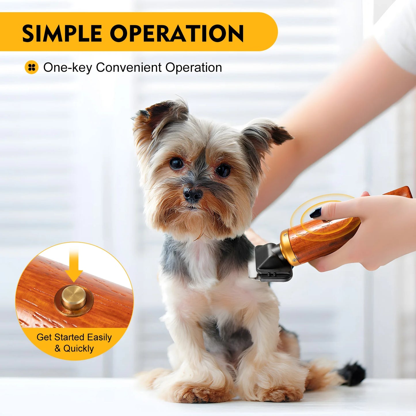 55W 8000rpm Professional Pet Clipper