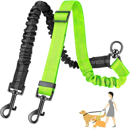 1.6ft Long Dual Dog Leash Attachment